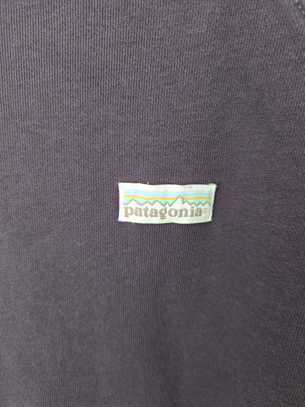 Patagonia Organic Cotton Crewneck Sweatshirt Purple Slim Fit Women’s Small - Picture 4 of 10